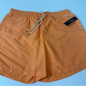 RL Traveler Mesh Brief Swim Trunks Shorts Polo Ralph Lauren NWT w Pony Logo New